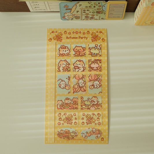 2jingis2jing - Sticker Sheet - Autumn Party