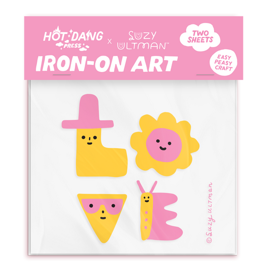 Hot Dang Press - Iron-On - HDP x Suzy Ultman LOVE Letters Buddy
