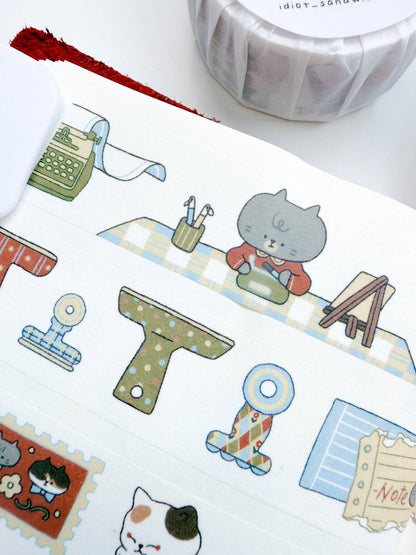 Kuboandlucy x Idiot Sandwich Washi Tape - My Journal Sips - Stationery
