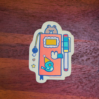 Thousand Skies - Holographic Vinyl Sticker - Weekly Journal