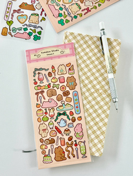 Kumakun Studio - Dessert Sticker Sheet