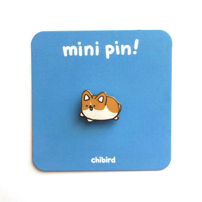 Chibird - Mini Corgi Enamel Pin