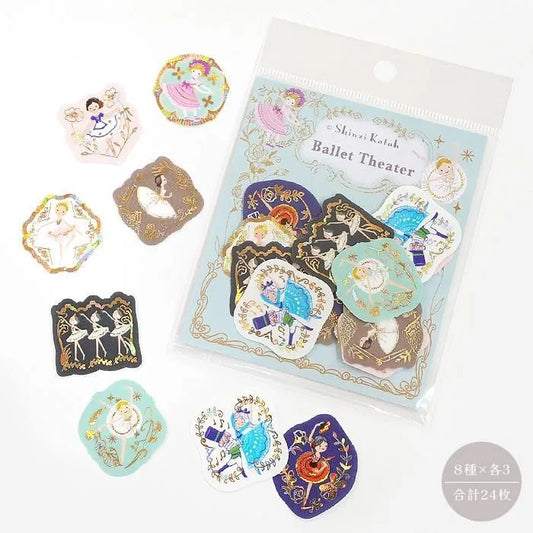 Shinzi Katoh Kirapika Flake Stickers - Ballet Theater