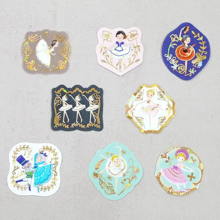 Shinzi Katoh Kirapika Flake Stickers - Ballet Theater
