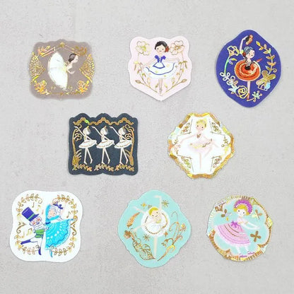 Shinzi Katoh Kirapika Flake Stickers - Ballet Theater