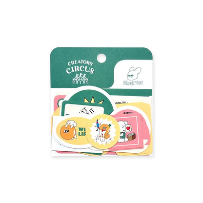 Frontier - Creators Circus Flake Stickers - Balloon Friends