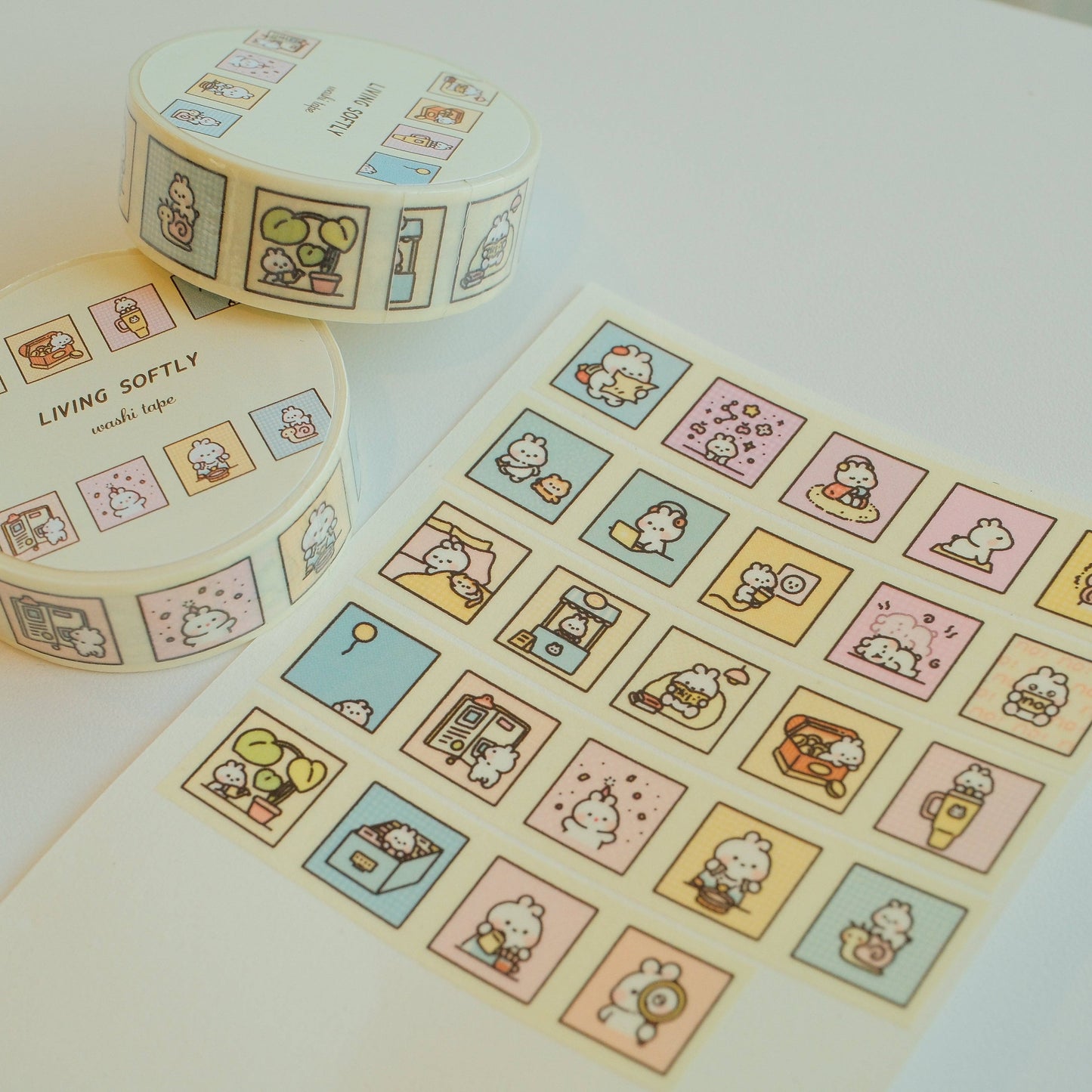 2jingis2jing - Living Softly Washi Tape
