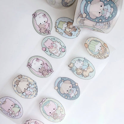Atelier by Jo - Sticker Roll - Oval Character and Buddy Portrait