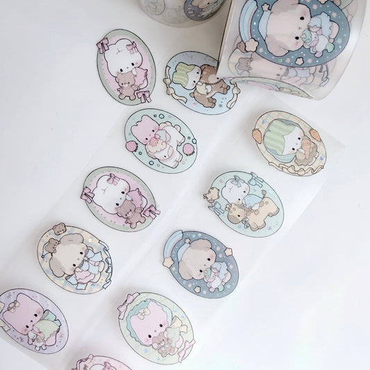 Atelier by Jo - Sticker Roll - Oval Character and Buddy Portrait