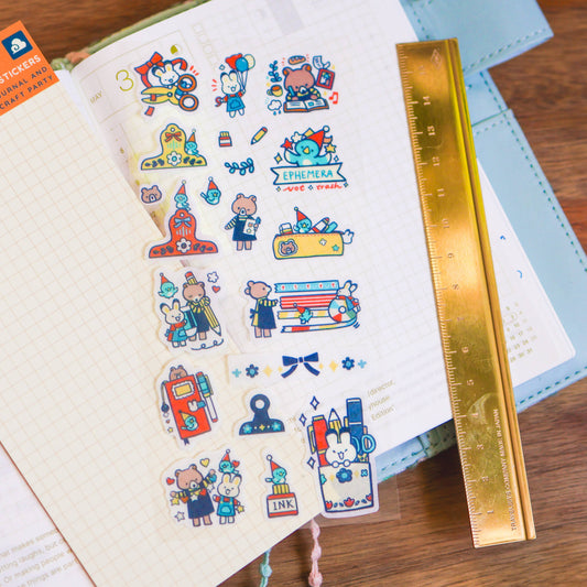 Thousand Skies - Sticker Sheet (Washi) - Journal and Craft Party
