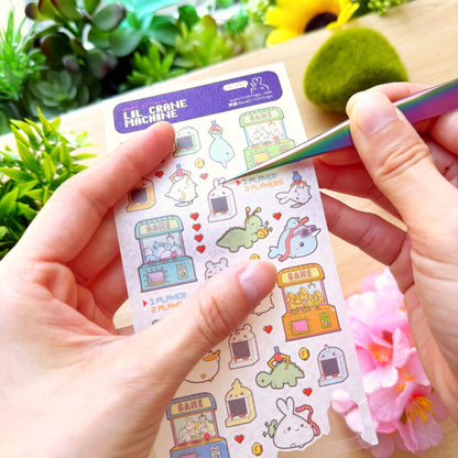 SumLilThings - Enamel Sticker Tweezer - Lil' Arcade Time (Fine Point)