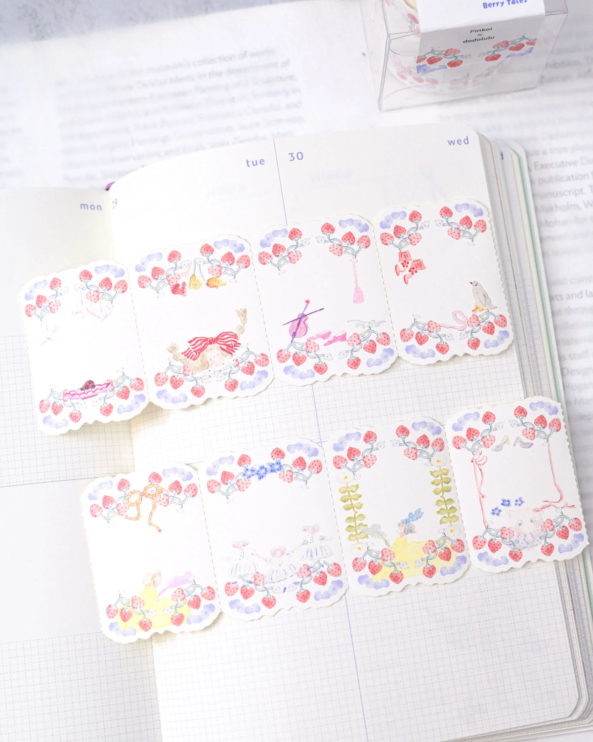 dodolulu - Sticky Note Roll - Berry Tales