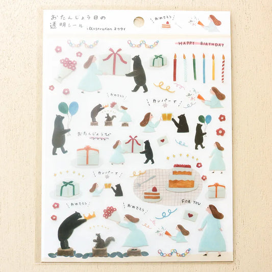 Cozyca x Necktie - Sticker Sheet - Birthday