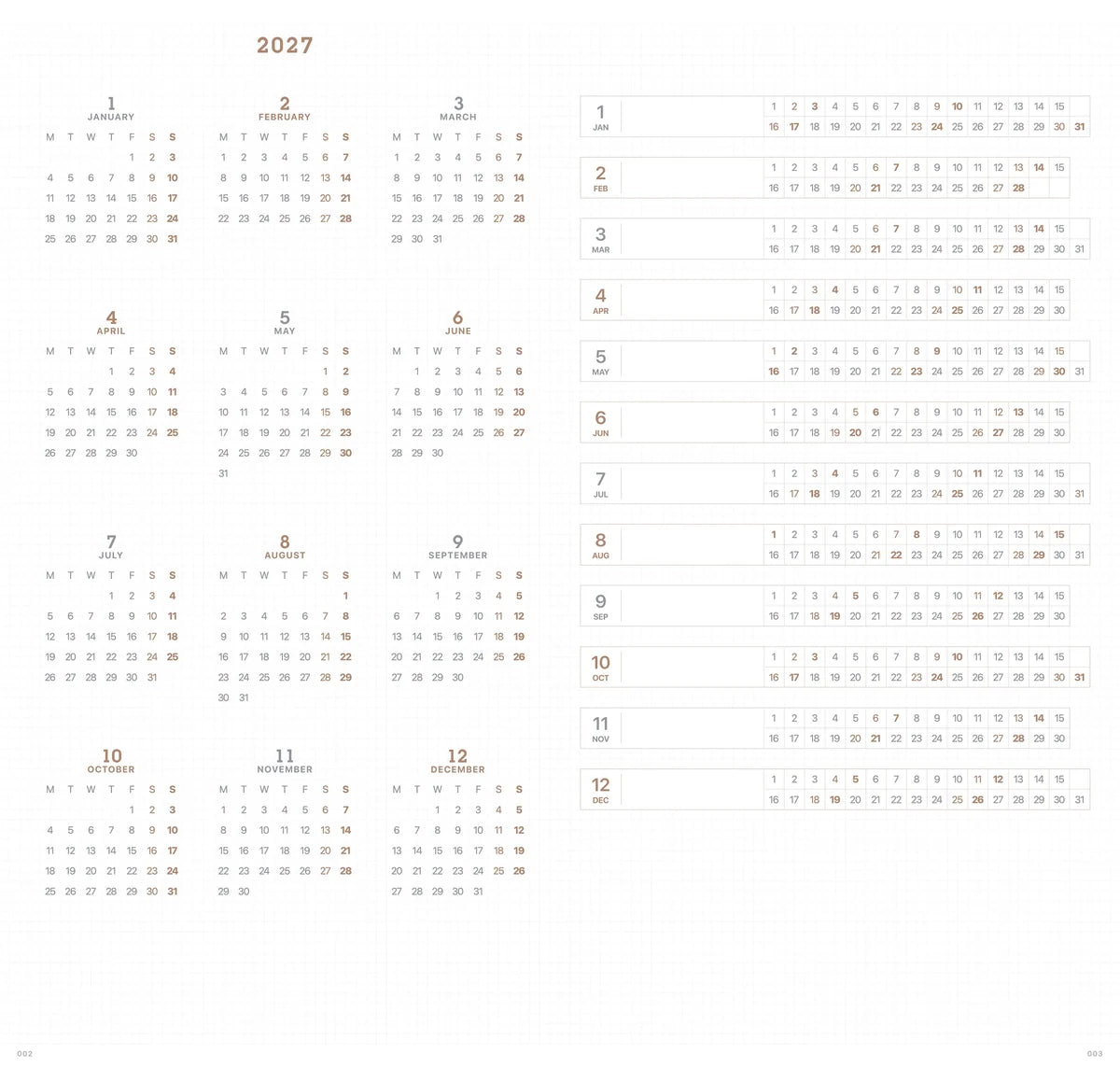 Take A Note - 2027 Slim Bi-Week Planner