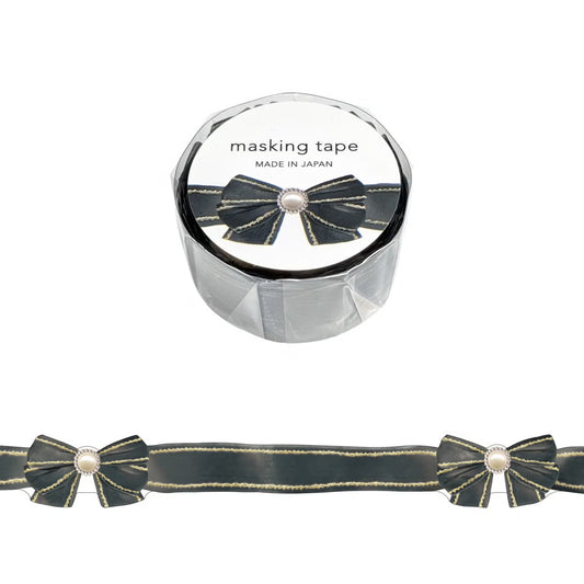 Mind Wave Ribbon Washi Tape - Black Velour