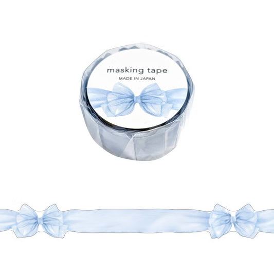 Mind Wave Ribbon Washi Tape - Blue Organza