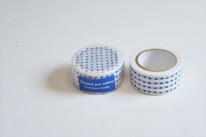 Classiky x mitsou - Polka Dot Washi Tape - Blue