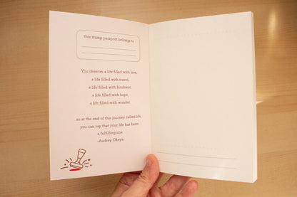 Okeya Stationery Co. - Stamp Passport Notebook