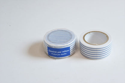 Classiky x mitsou - Stripe Washi Tape - Blue