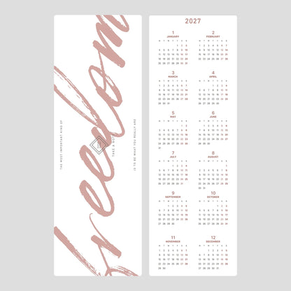 Take A Note - 2027 Regular Planner - English Version - A5