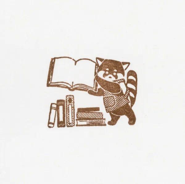 NB Wooden Stamp - Ressa Panda Books Series - Bookstore