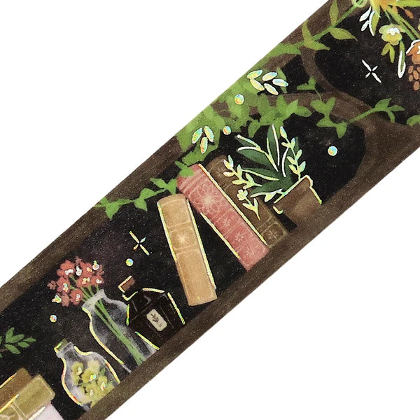 BGM Foil Washi Tape - Fantasy Vibrio Series - Botanical