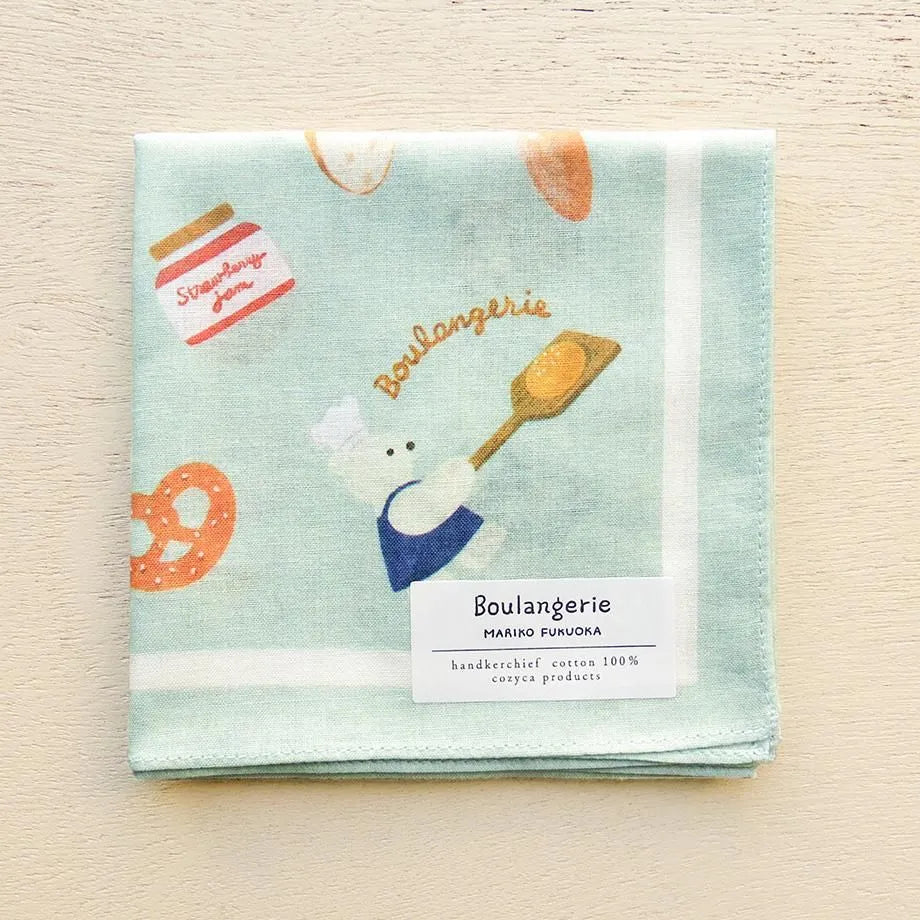 Cozyca x Mariko Fukuoka - Handkerchief - Boulangerie