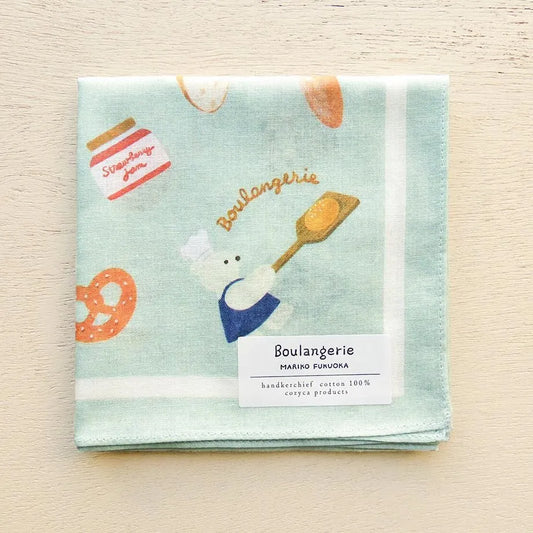 Cozyca x Mariko Fukuoka - Handkerchief - Boulangerie