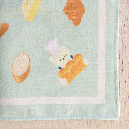 Cozyca x Mariko Fukuoka - Handkerchief - Boulangerie