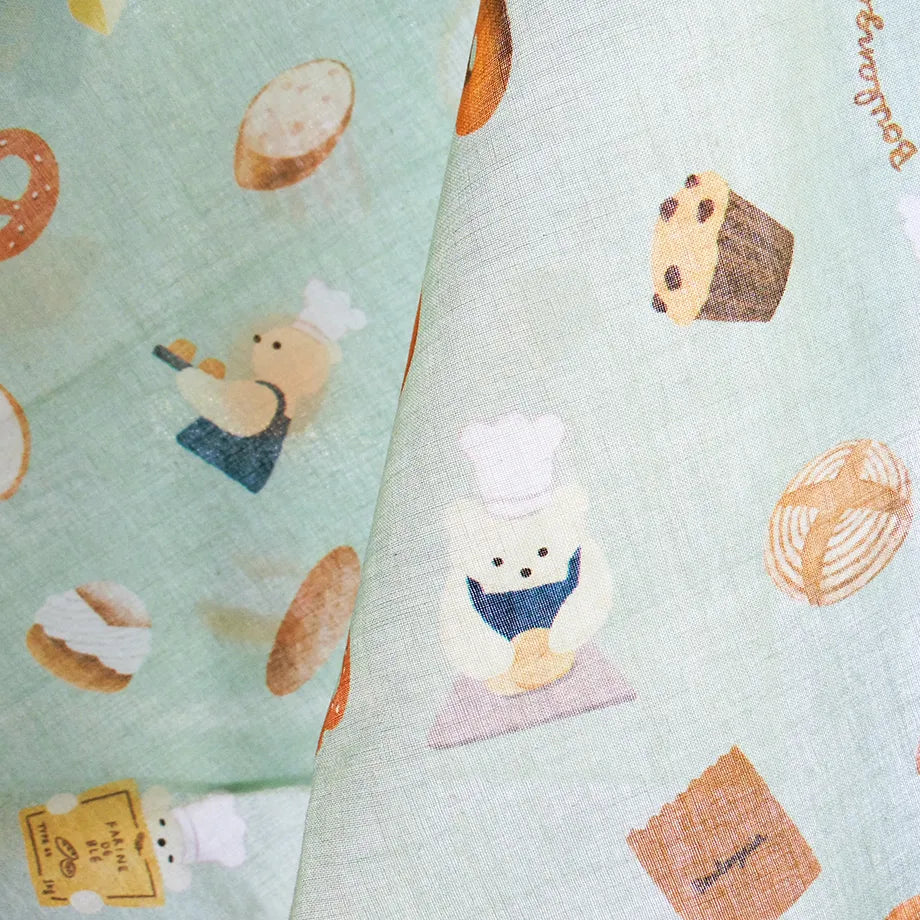 Cozyca x Mariko Fukuoka - Handkerchief - Boulangerie