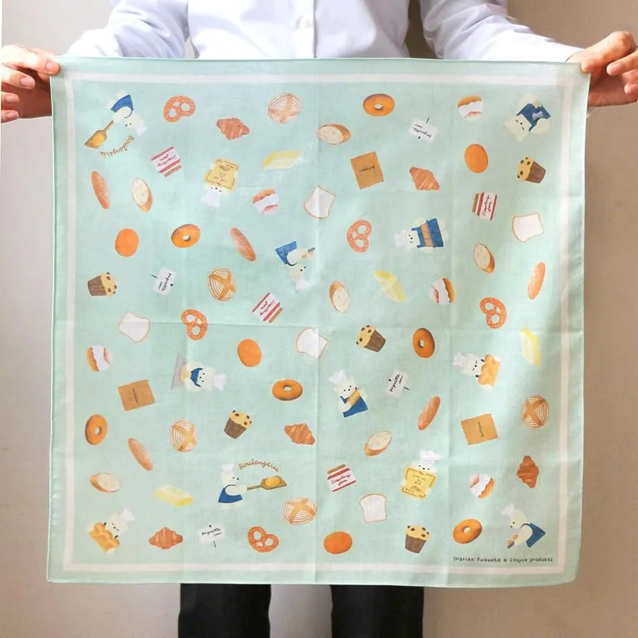 Cozyca x Mariko Fukuoka - Handkerchief - Boulangerie