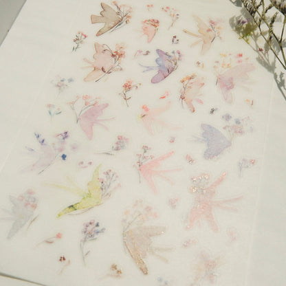 mikan manta - Sticker Sheet - Bouquets