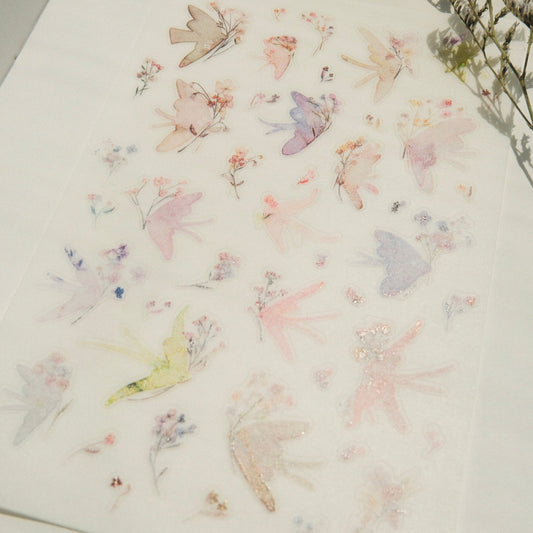mikan manta - Sticker Sheet - Bouquets