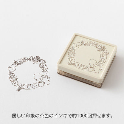 Midori Paintable Stamp - Soft Color - Bread