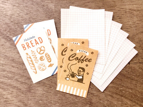 Furukawa Shiko Mini Letter Set - Marche Bread & Coffee