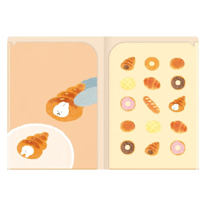 Furukawashiko A5 Clear File - Sweets Animal Workshop Vol. 3 - Bread Rabbit