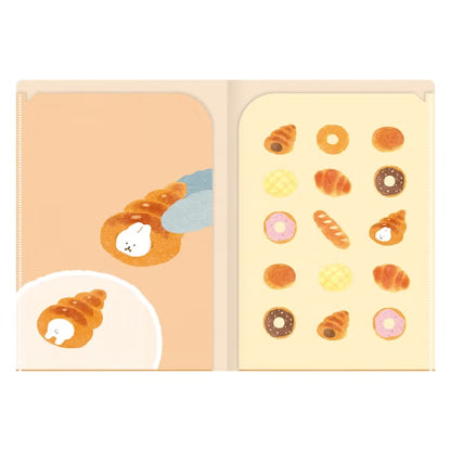 Furukawashiko A5 Clear File - Sweets Animal Workshop Vol. 3 - Bread Rabbit