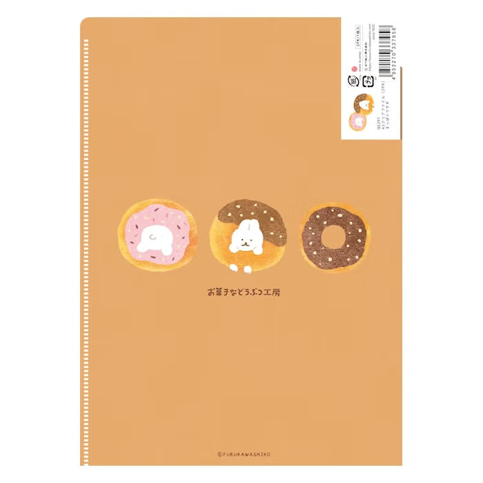 Furukawashiko A5 Clear File - Sweets Animal Workshop Vol. 3 - Bread Rabbit
