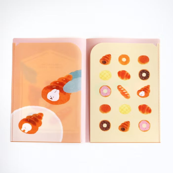 Furukawashiko A5 Clear File - Sweets Animal Workshop Vol. 3 - Bread Rabbit