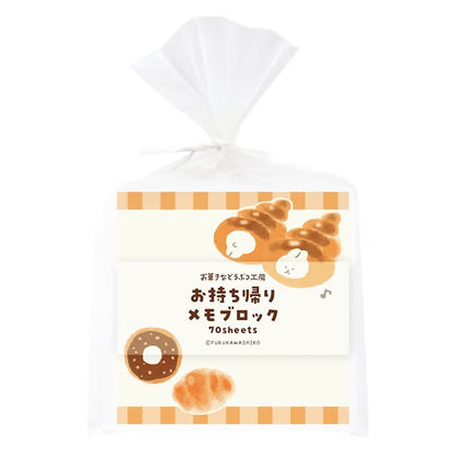 Furukawashiko Memo Block - Sweets Animal Workshop Vol. 3 - Bread Rabbit