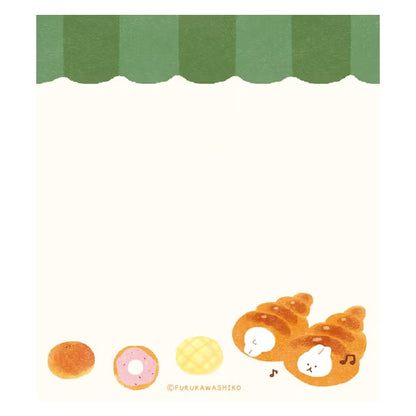 Furukawashiko Memo Pad - Sweets Animal Workshop Vol. 3 - Bread Rabbit