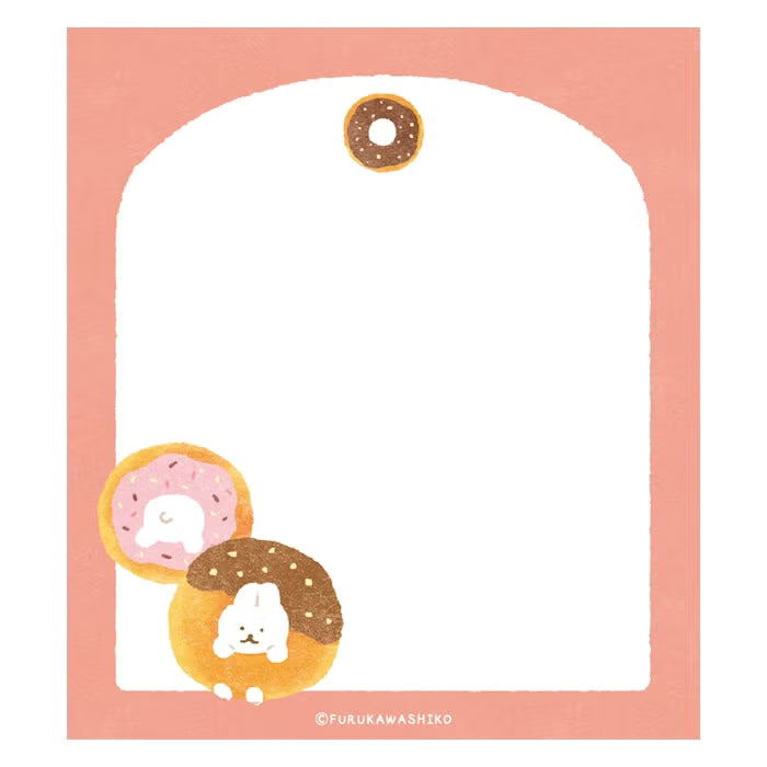 Furukawashiko Memo Pad - Sweets Animal Workshop Vol. 3 - Bread Rabbit