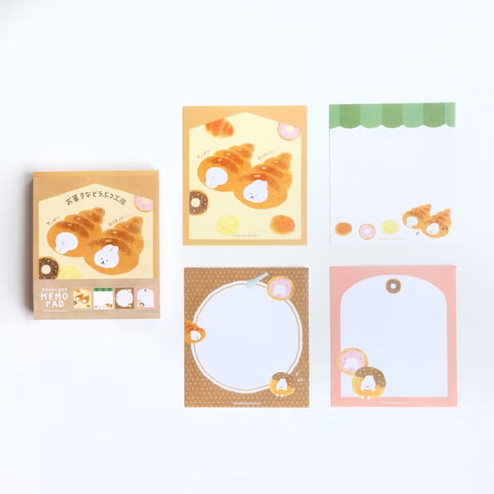 Furukawashiko Memo Pad - Sweets Animal Workshop Vol. 3 - Bread Rabbit