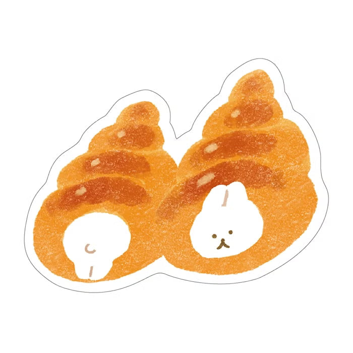 Furukawashiko Sticker Set - Sweets Animal Workshop Vol. 3 - Bread Rabbit