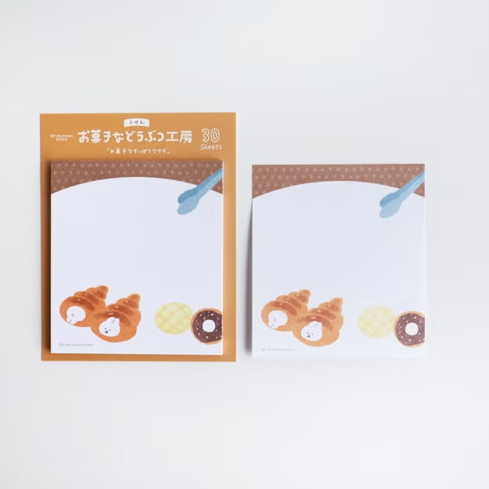 Furukawashiko Sticky Notes - Sweets Animal Workshop Vol. 3 - Bread Rabbit