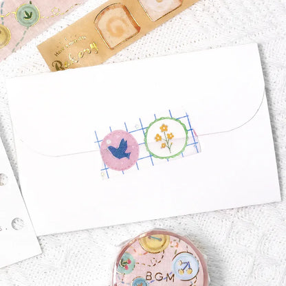 BGM Foil Washi Tape - Life Series - Brooch