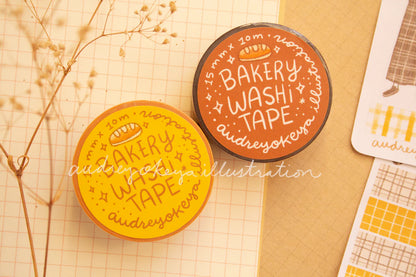 Okeya Stationery Co. - Bread Washi Tape - Brown