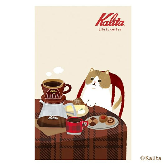 Furukawashiko x Kalita - Life is Coffee Series - B6 Notebook  - Brown Coffee