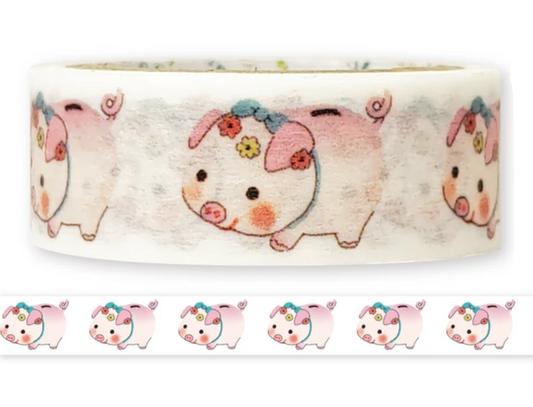 Shinzi Katoh Washi Tape - Nichinichi - Kozukin Buta