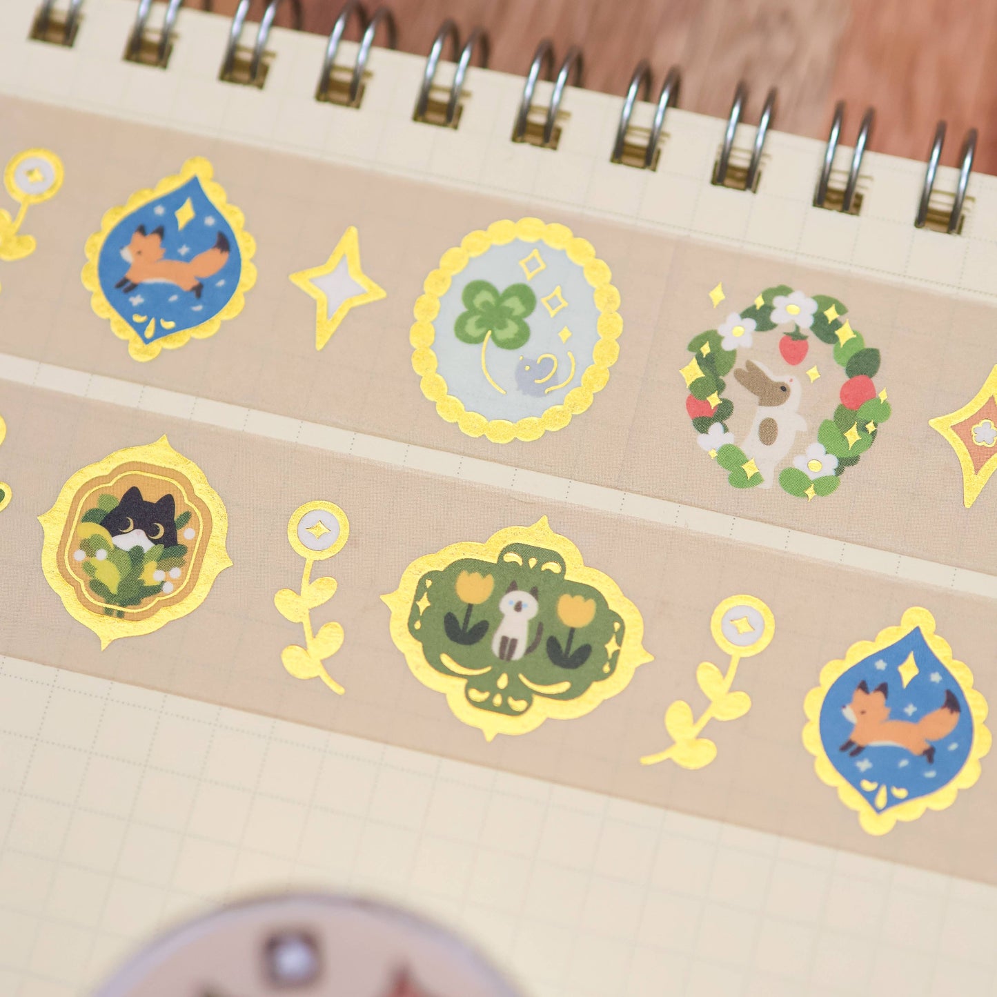 Thousand Skies - Foil Washi Tape - Animal in Frames